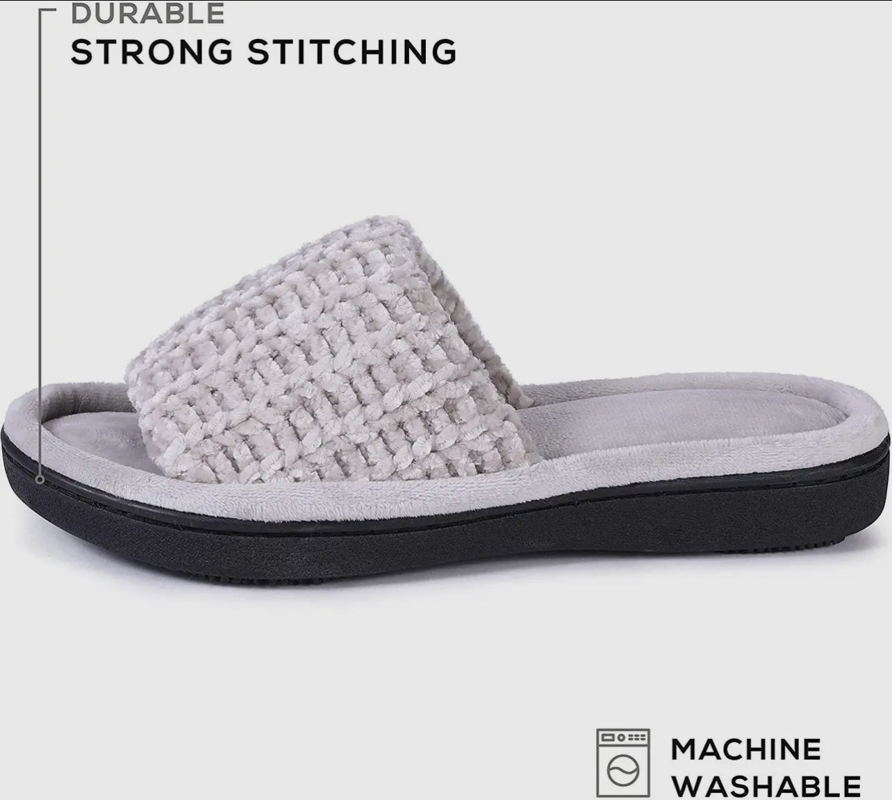 Nighty Night Plush Slippers (3 Colors)