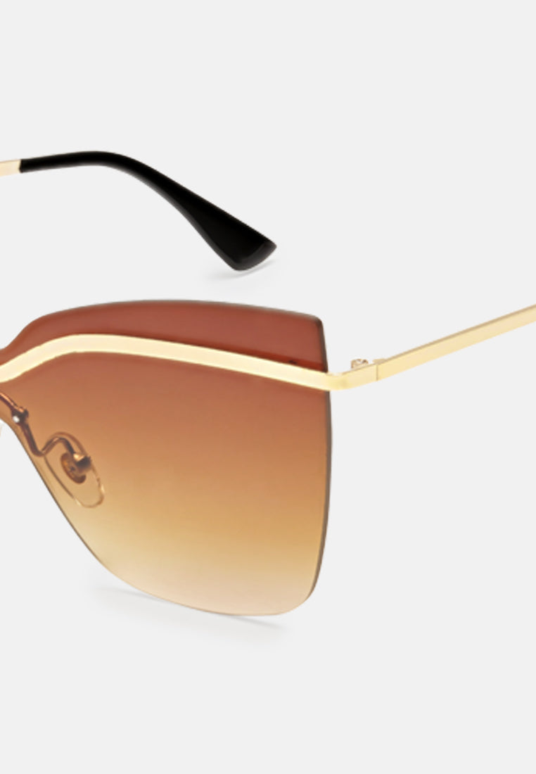 Stylized Rim Cateye Sunglasses