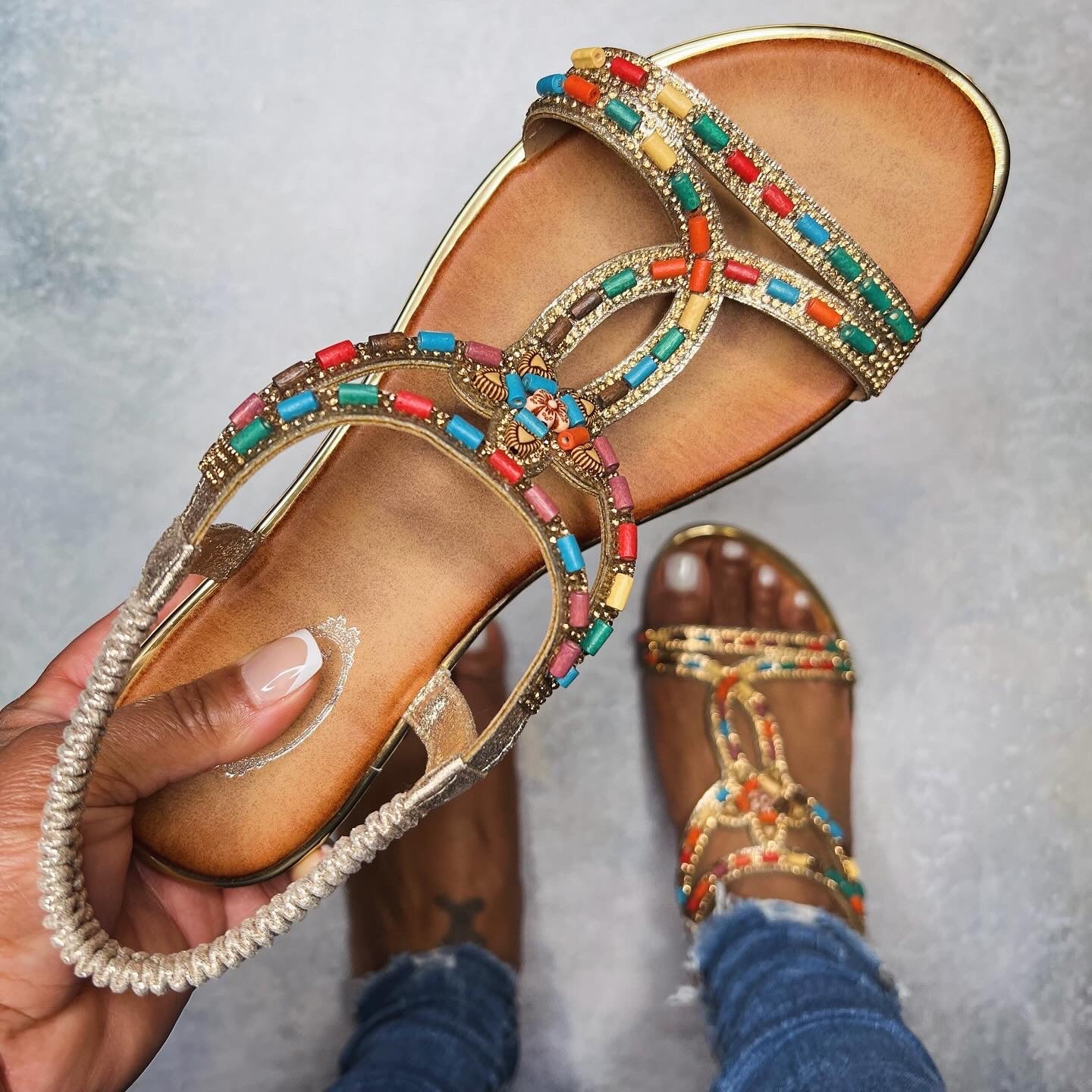 Boho QUEEN Flat Sandal