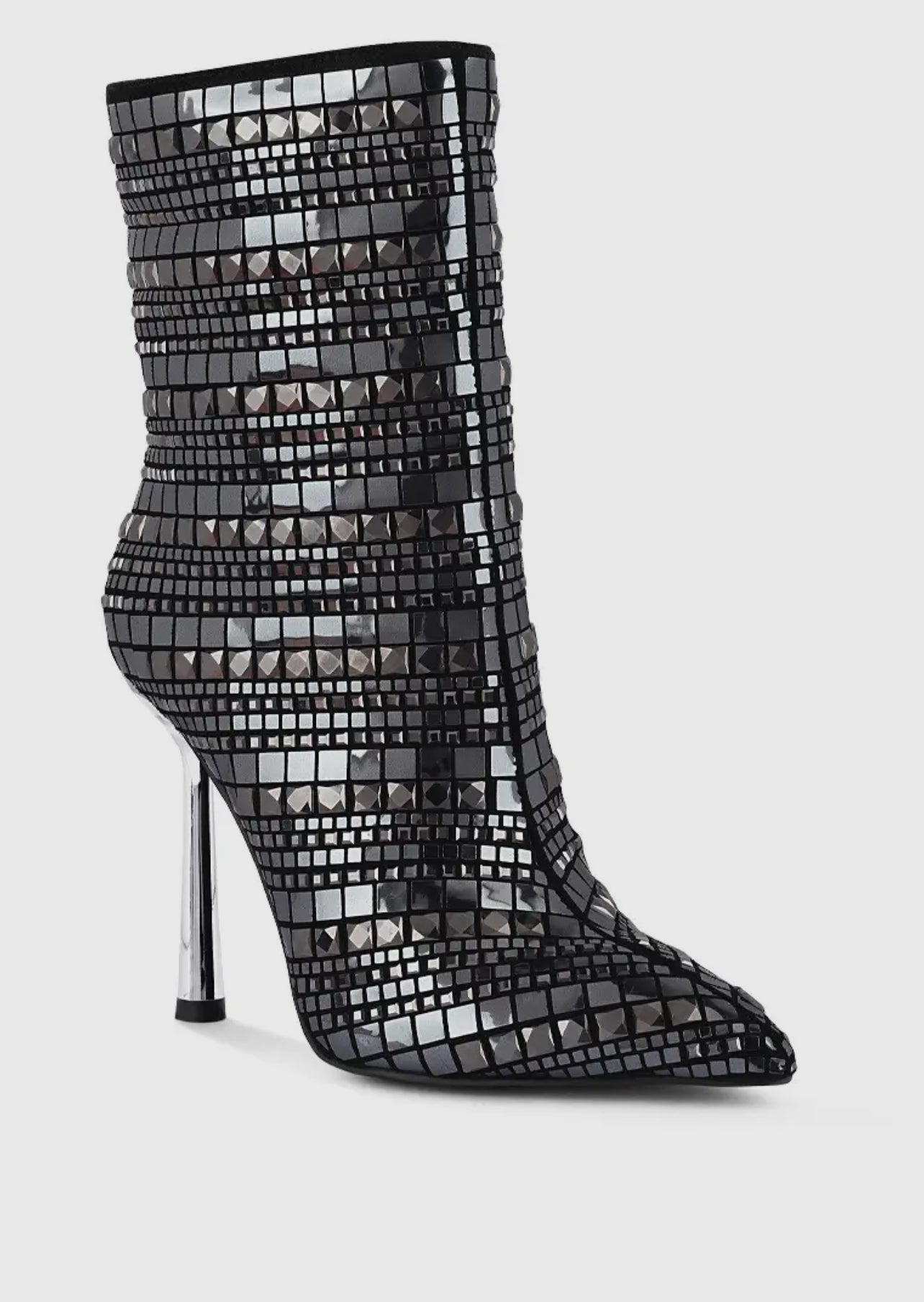 NYE Me Mirror Heel Boots