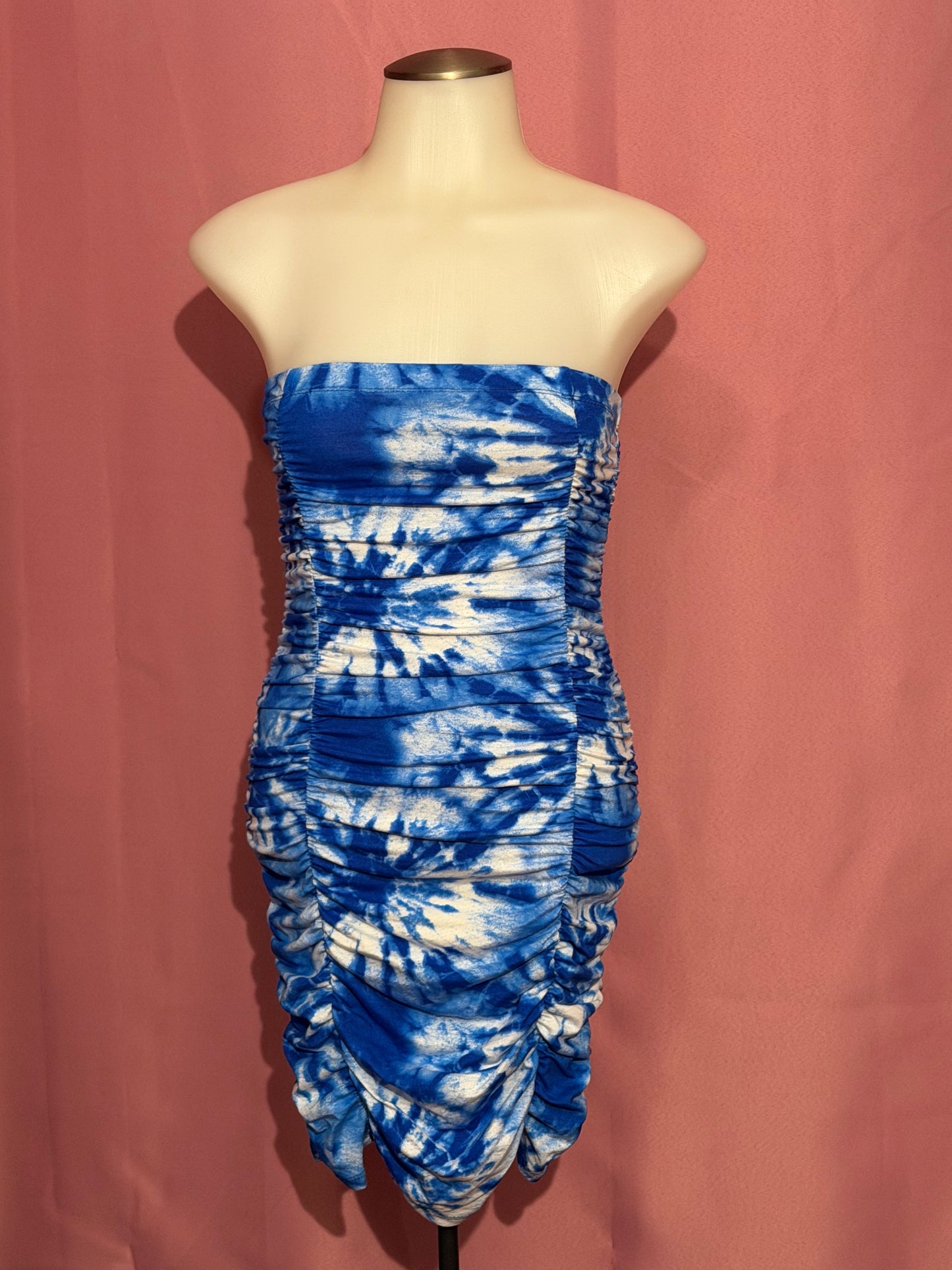 Sun Dial Strapless Dress