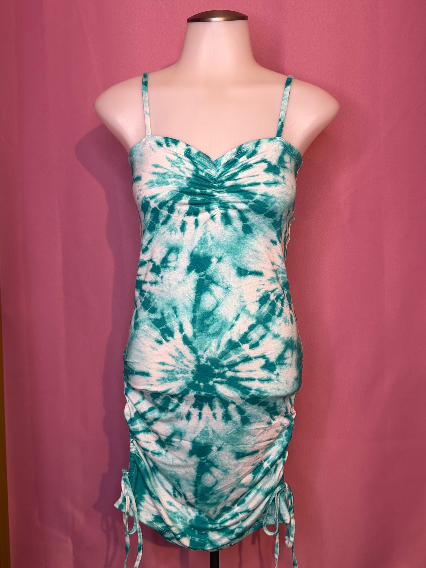 Hourglass Ruched Spaghetti Strap Dress