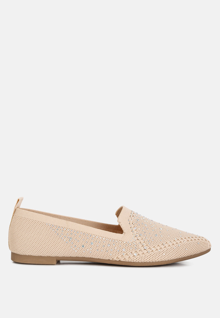 Bling Baby Rhinestone Embellished Pull Tab Loafers