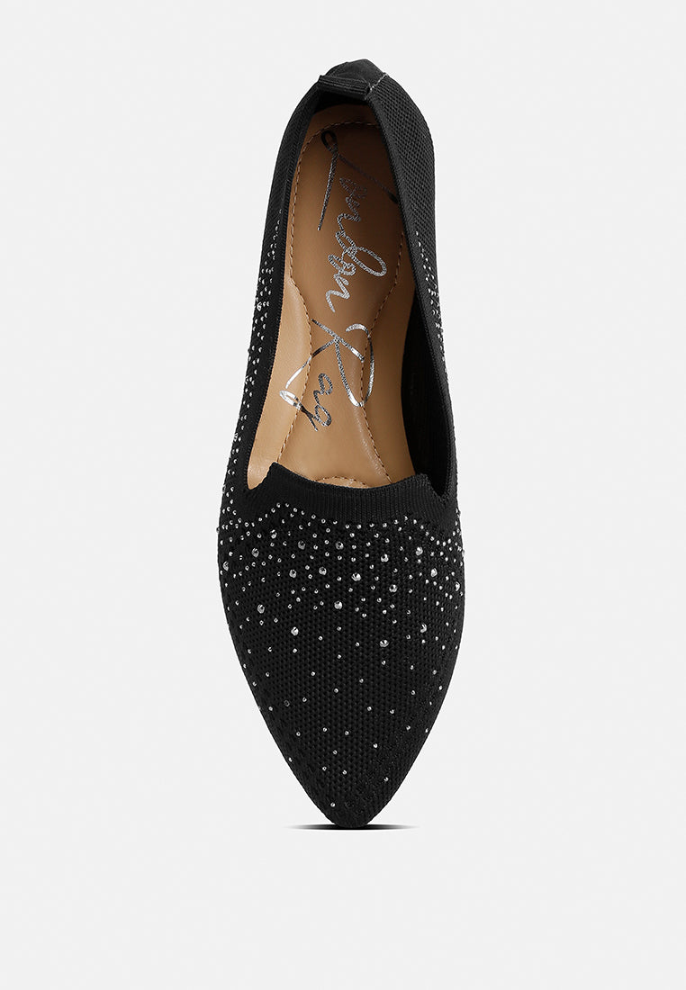 Bling Baby Rhinestone Embellished Pull Tab Loafers