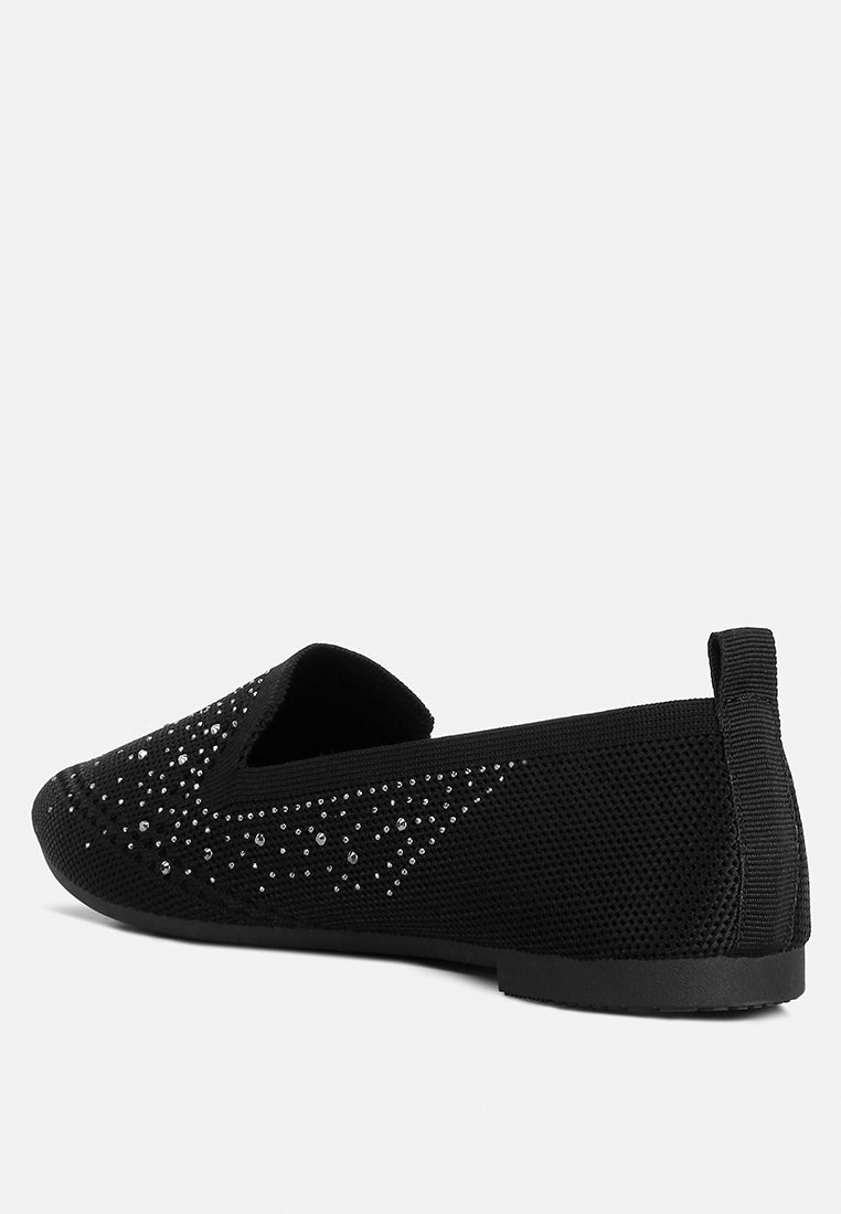 Bling Baby Rhinestone Embellished Pull Tab Loafers