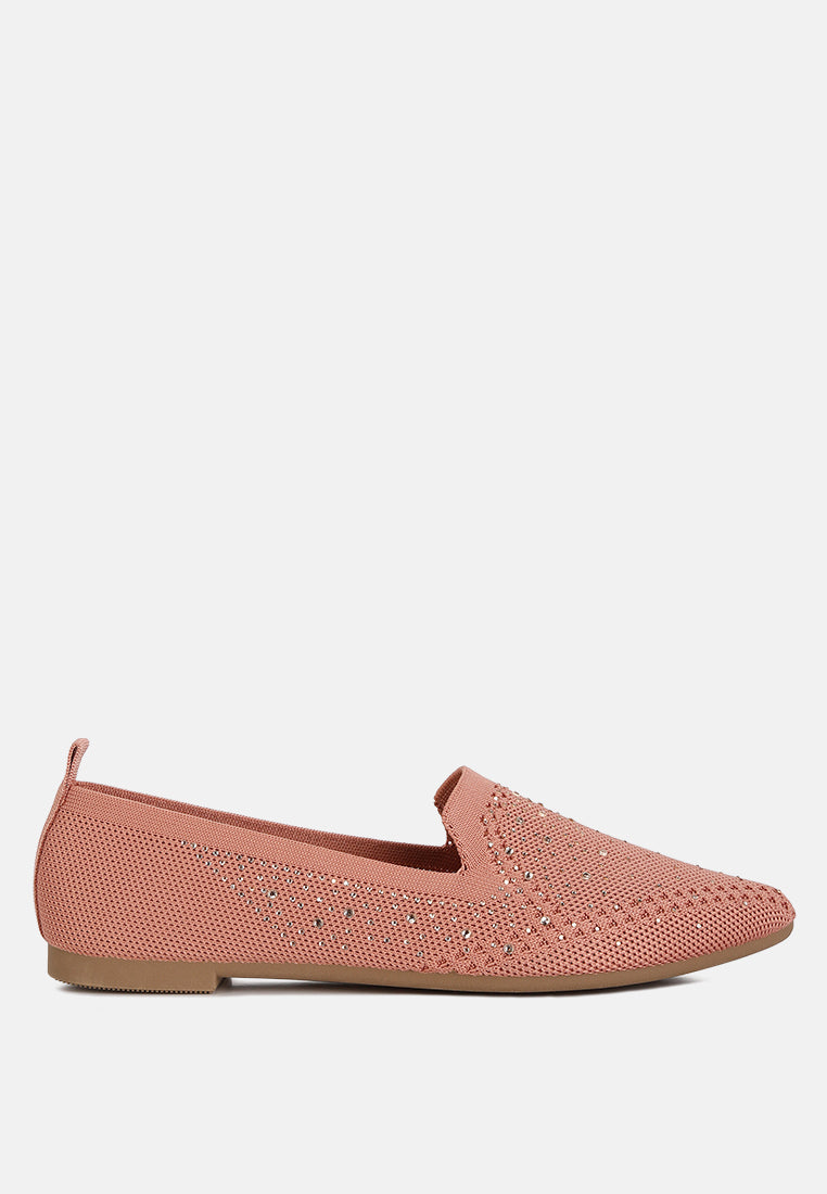 Bling Baby Rhinestone Embellished Pull Tab Loafers