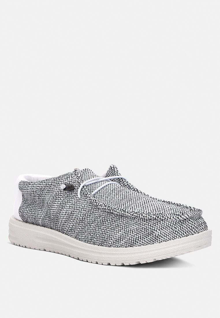 Drawstring Lace Flatform Heel Shoes