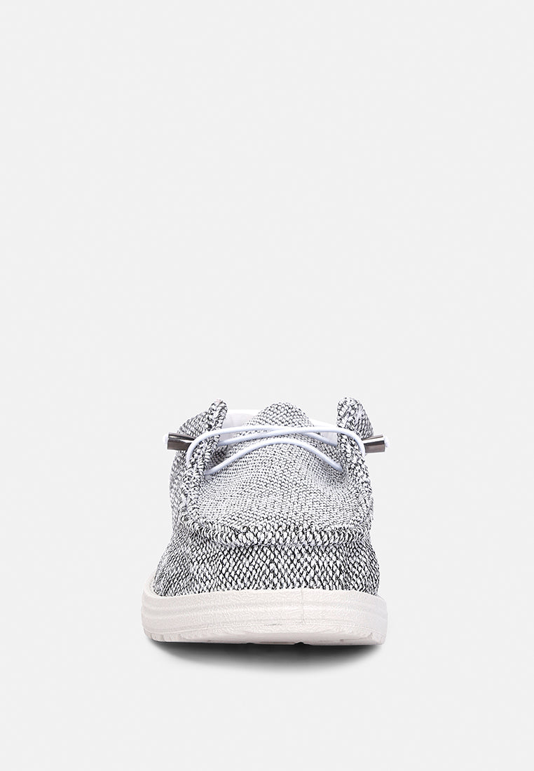 Drawstring Lace Flatform Heel Shoes