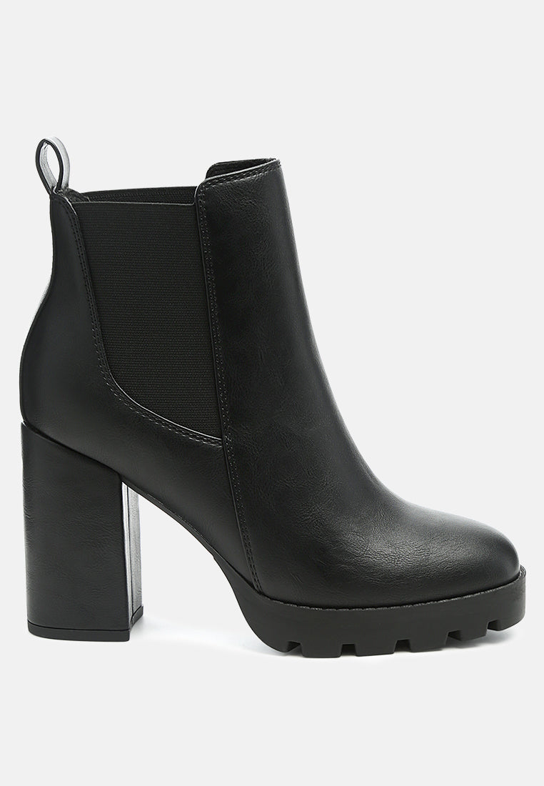Rosalind Block Heeled Chelsea Boots