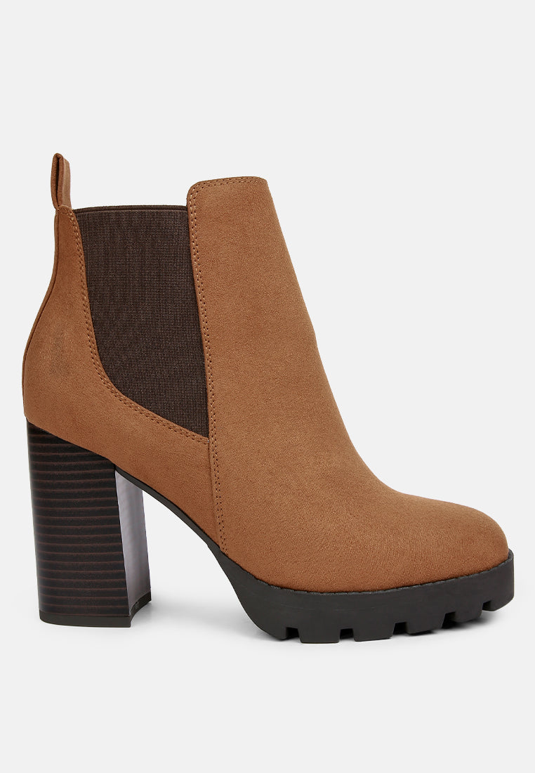 Rosalind Block Heeled Chelsea Boots