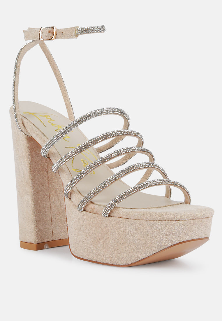 Trina High Block Heel Sandals
