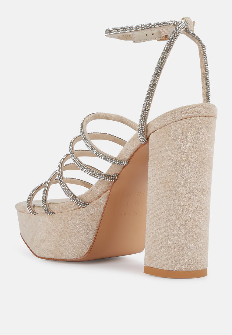 Trina High Block Heel Sandals