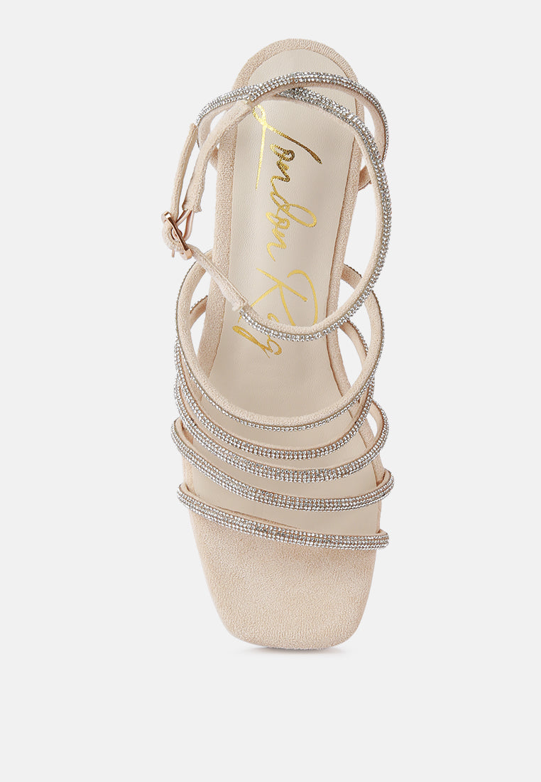 Trina High Block Heel Sandals