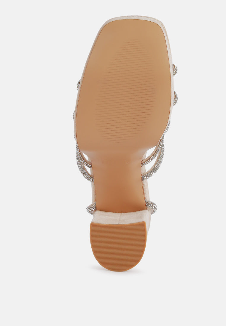 Trina High Block Heel Sandals