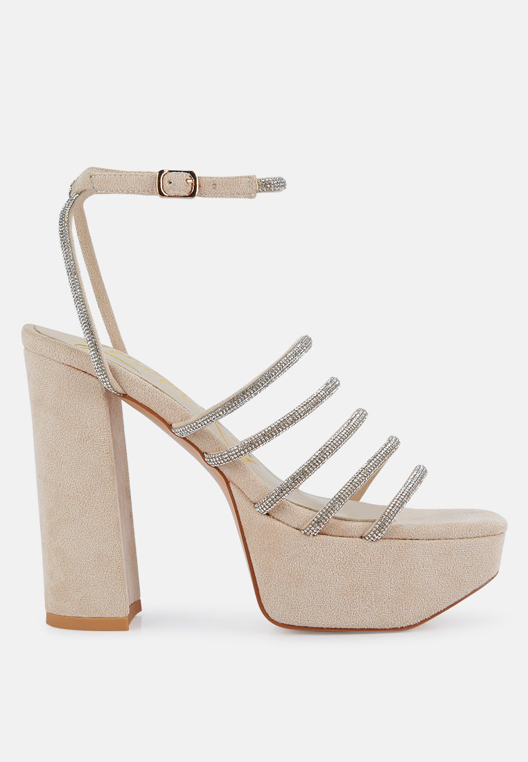 Trina High Block Heel Sandals