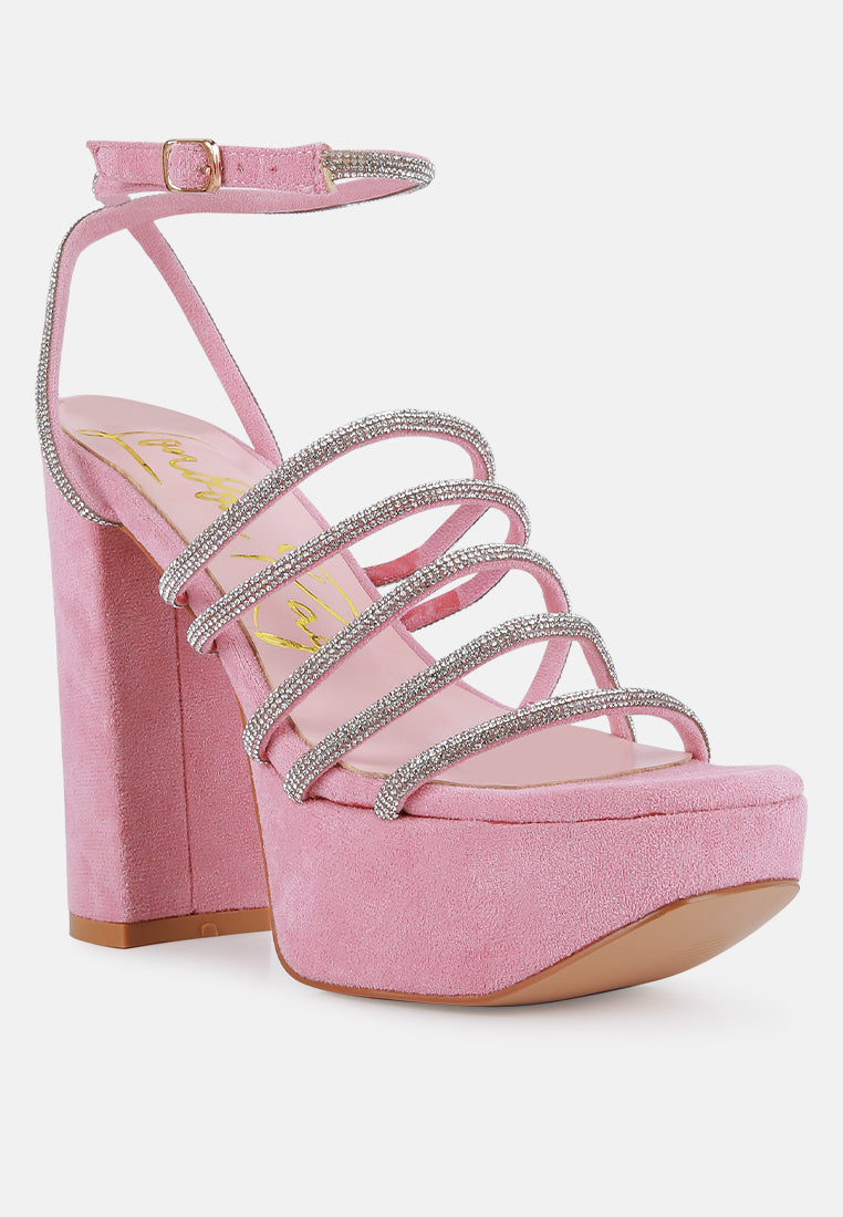Trina High Block Heel Sandals
