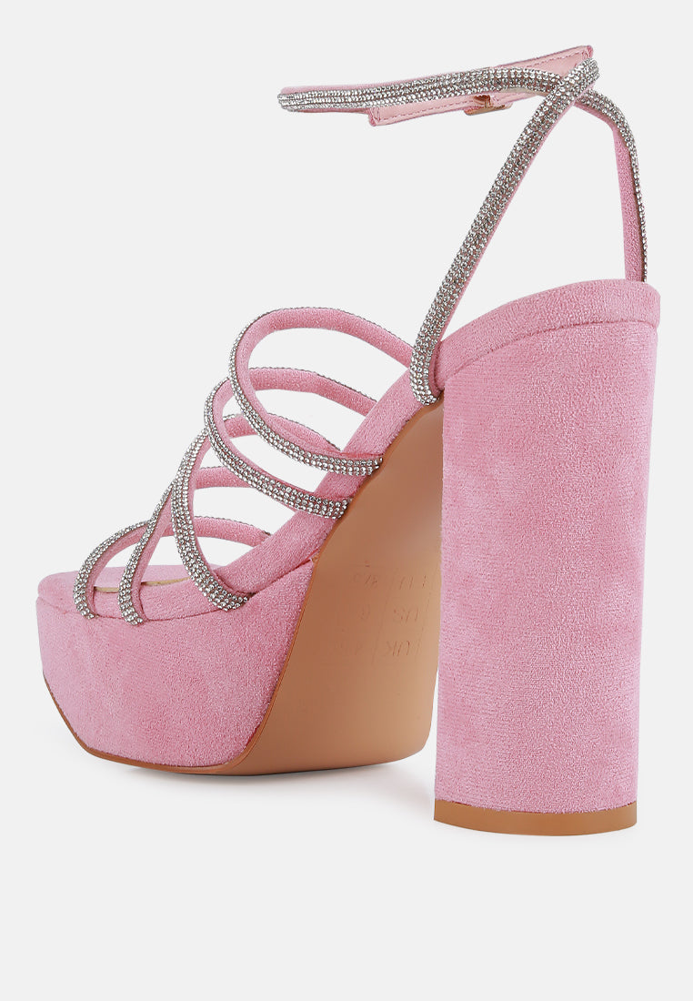 Trina High Block Heel Sandals