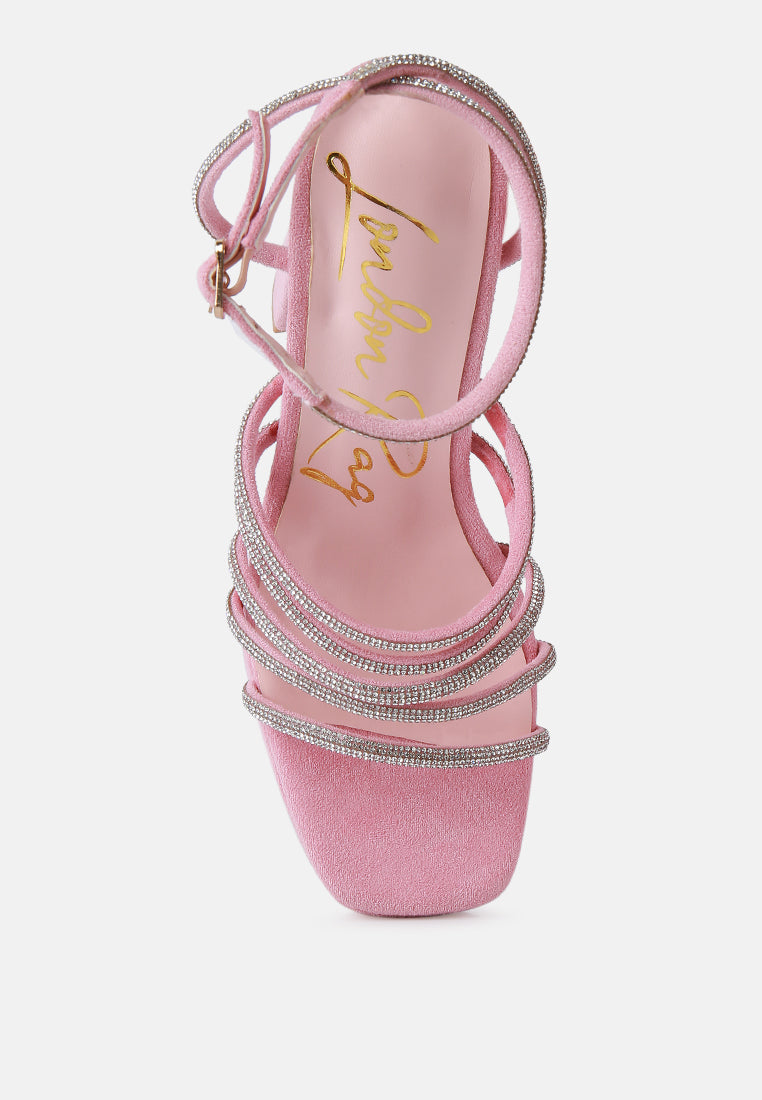 Trina High Block Heel Sandals