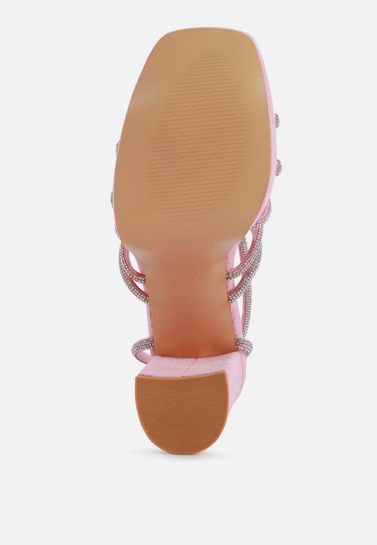 Trina High Block Heel Sandals
