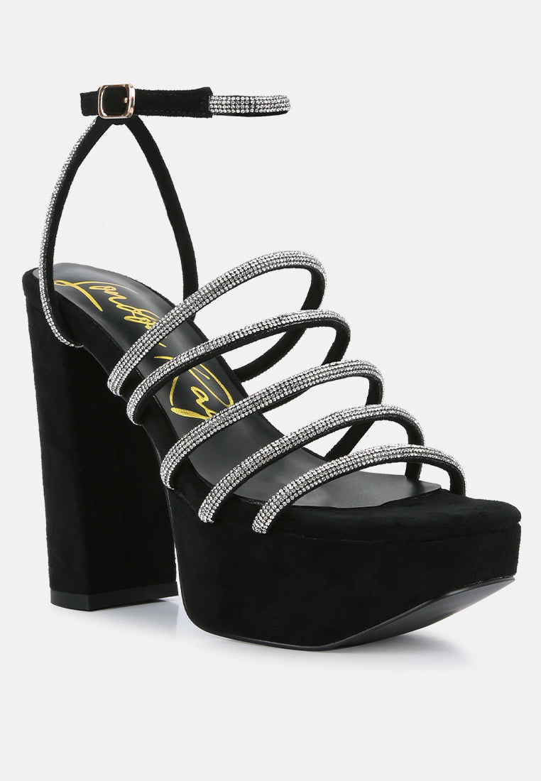 Trina High Block Heel Sandals
