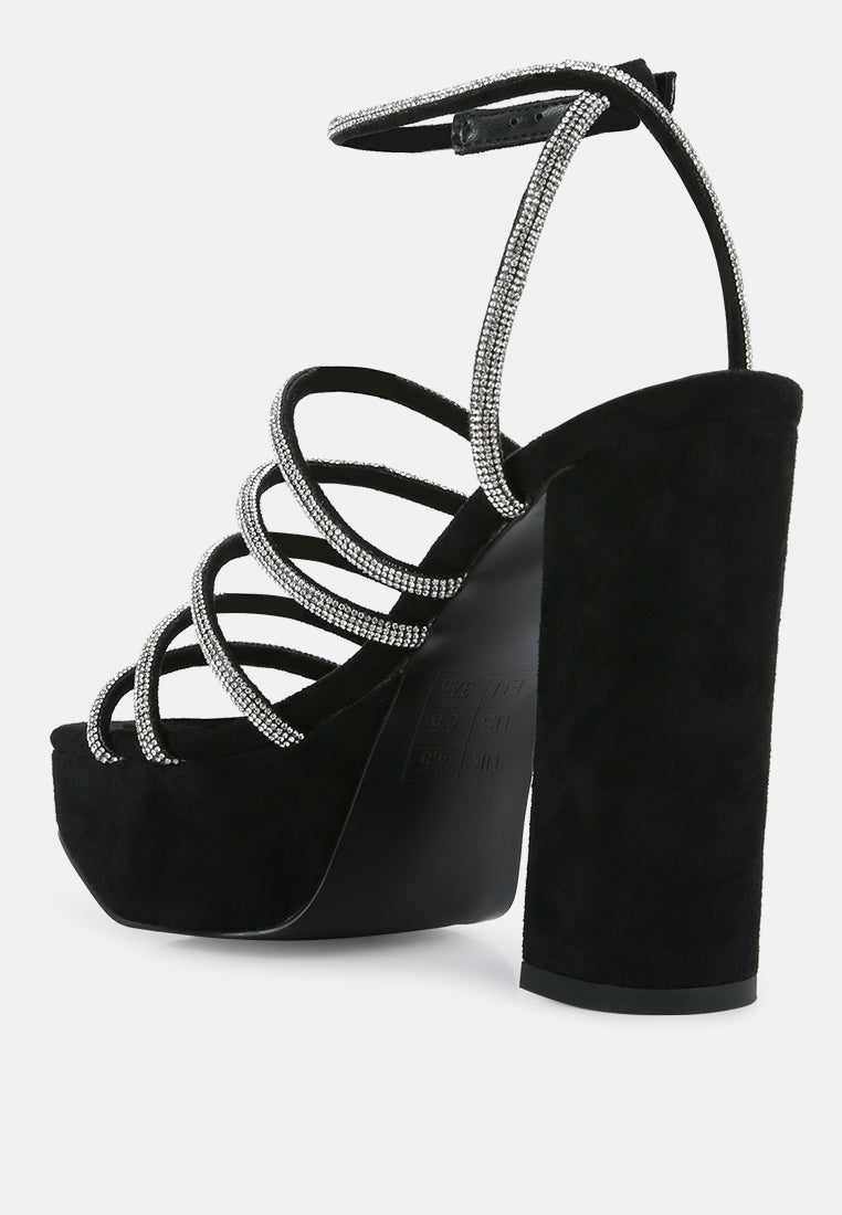 Trina High Block Heel Sandals