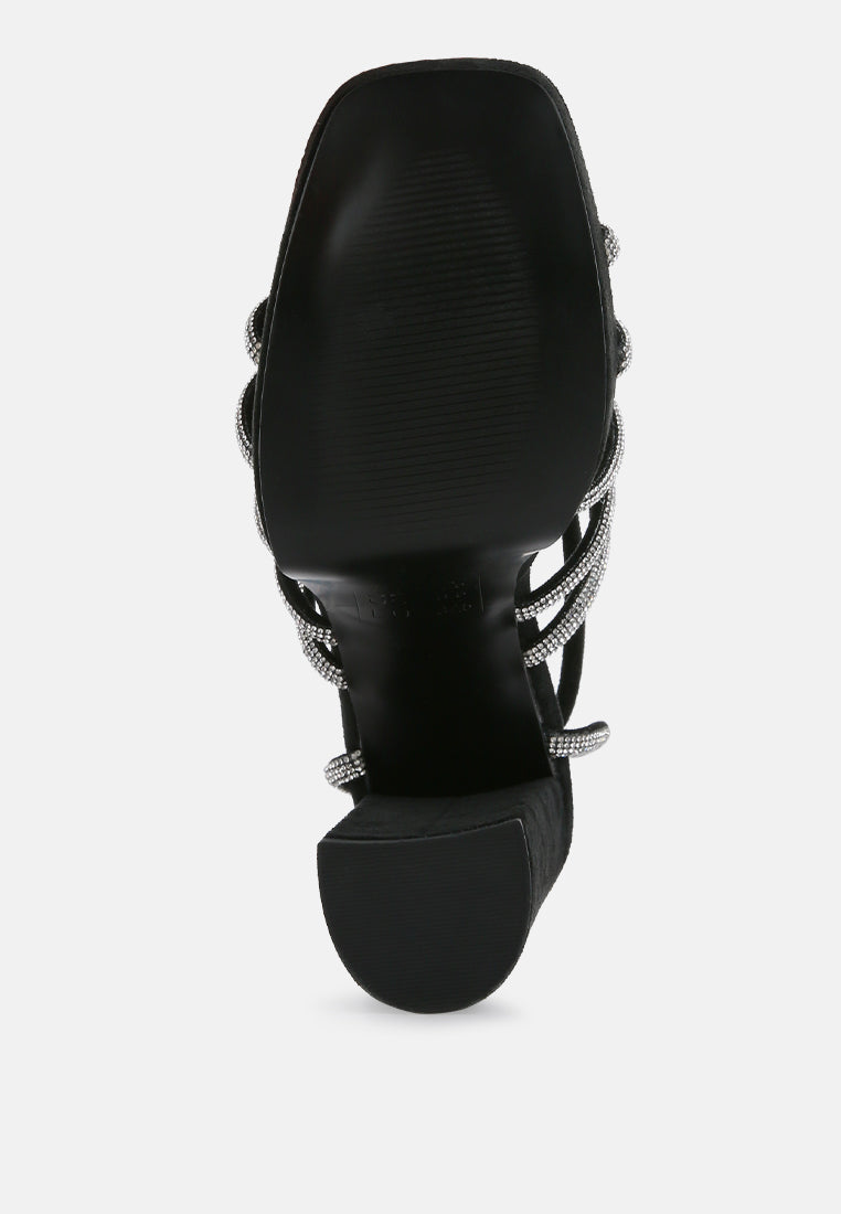 Trina High Block Heel Sandals