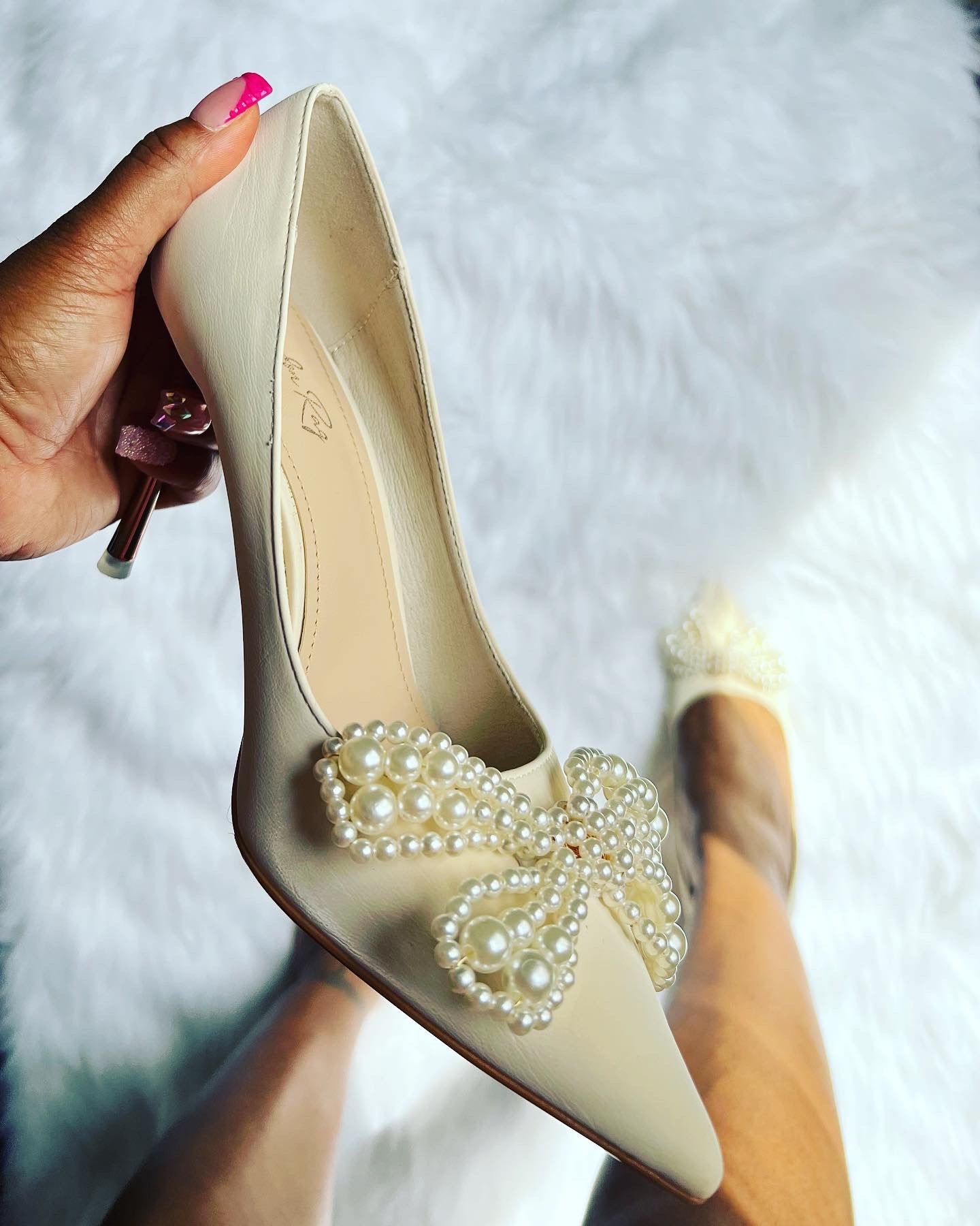 Pearl Perfection Heel Pump