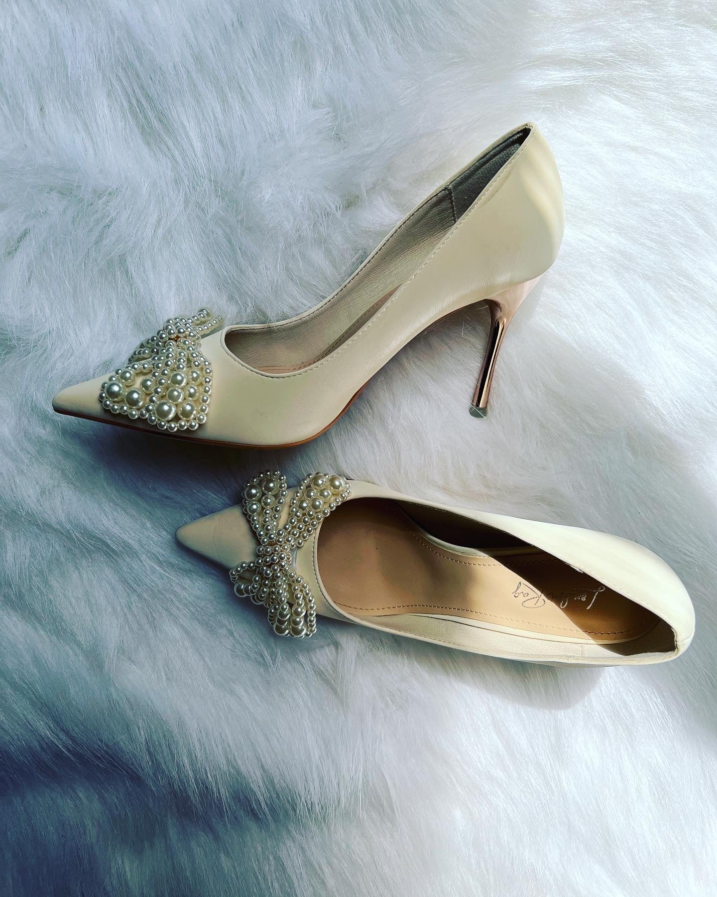 Pearl Perfection Heel Pump