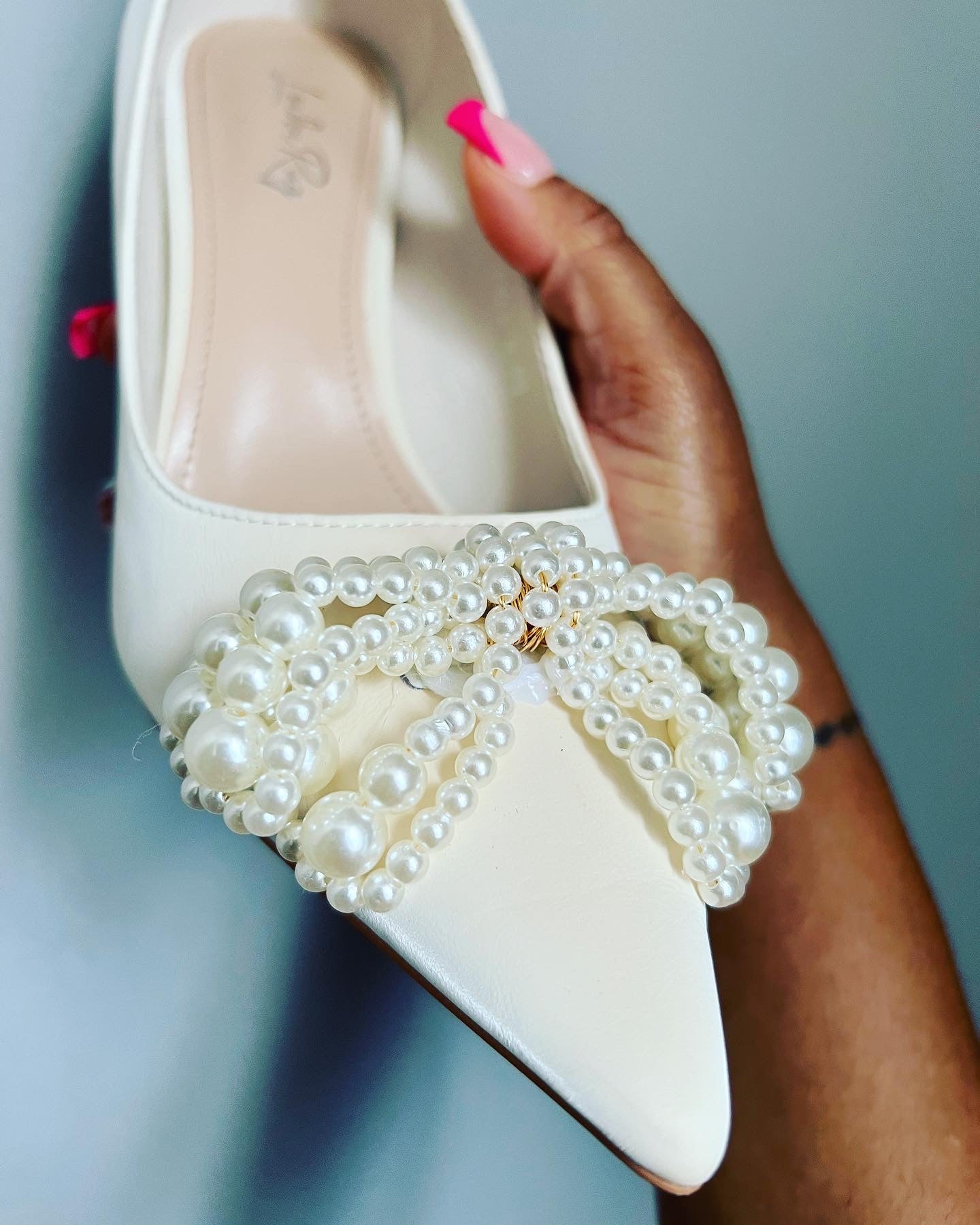 Pearl Perfection Heel Pump