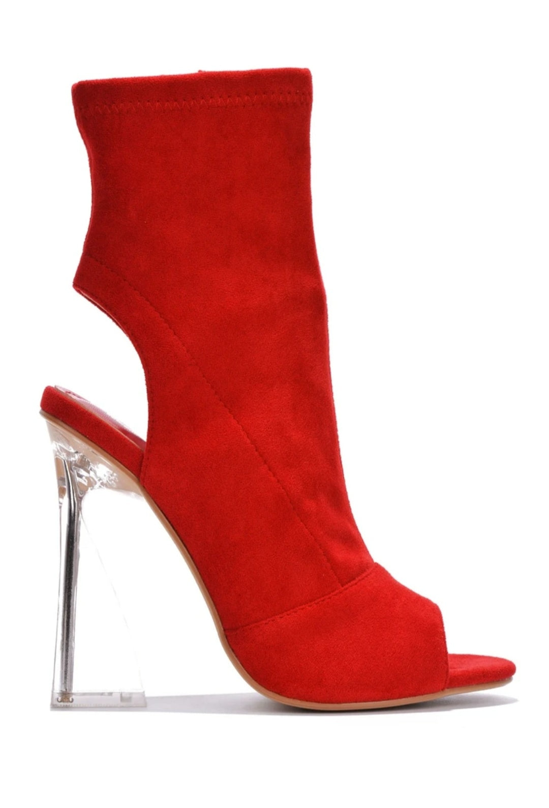 So Me! Peep Toe Heel Bootie
