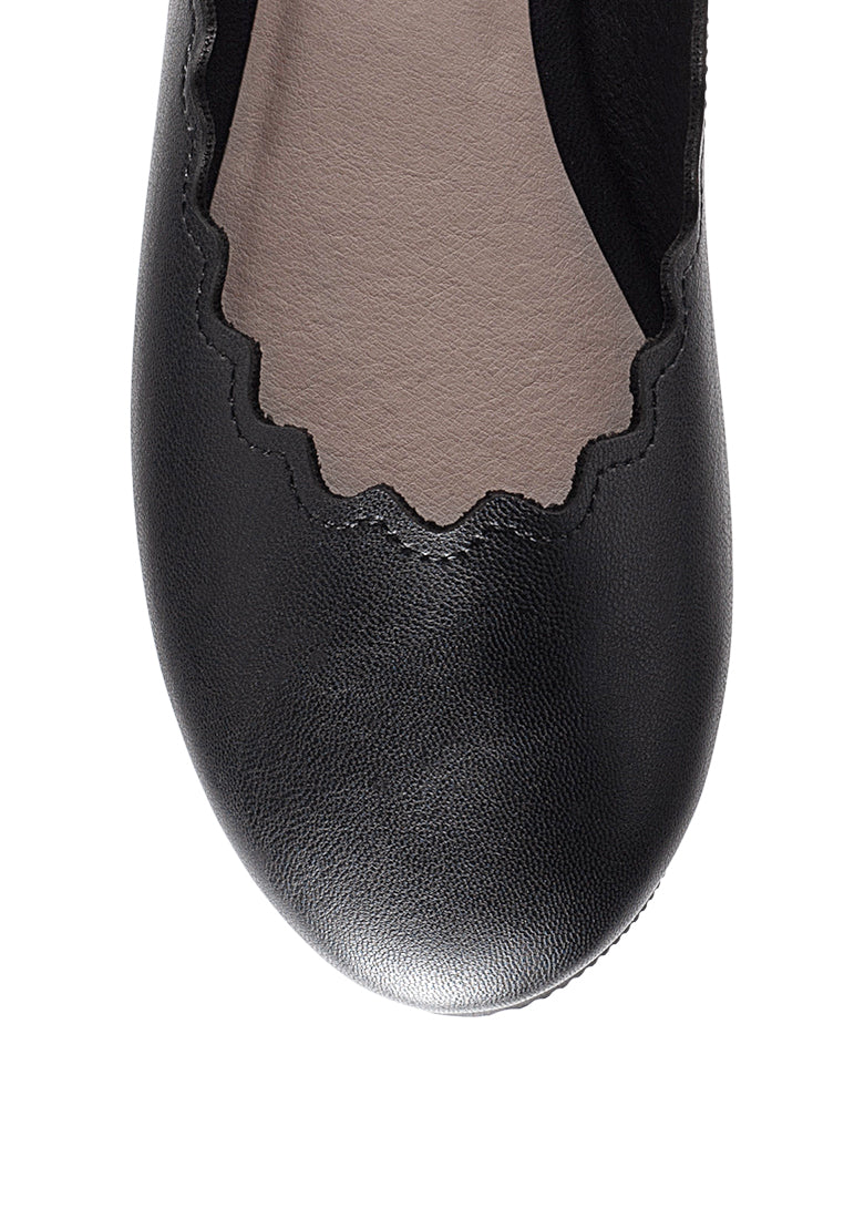 Bleona Laser Cut Wave Ballerinas