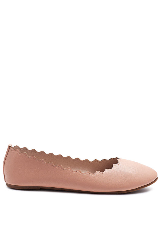 Bleona Laser Cut Wave Ballerinas
