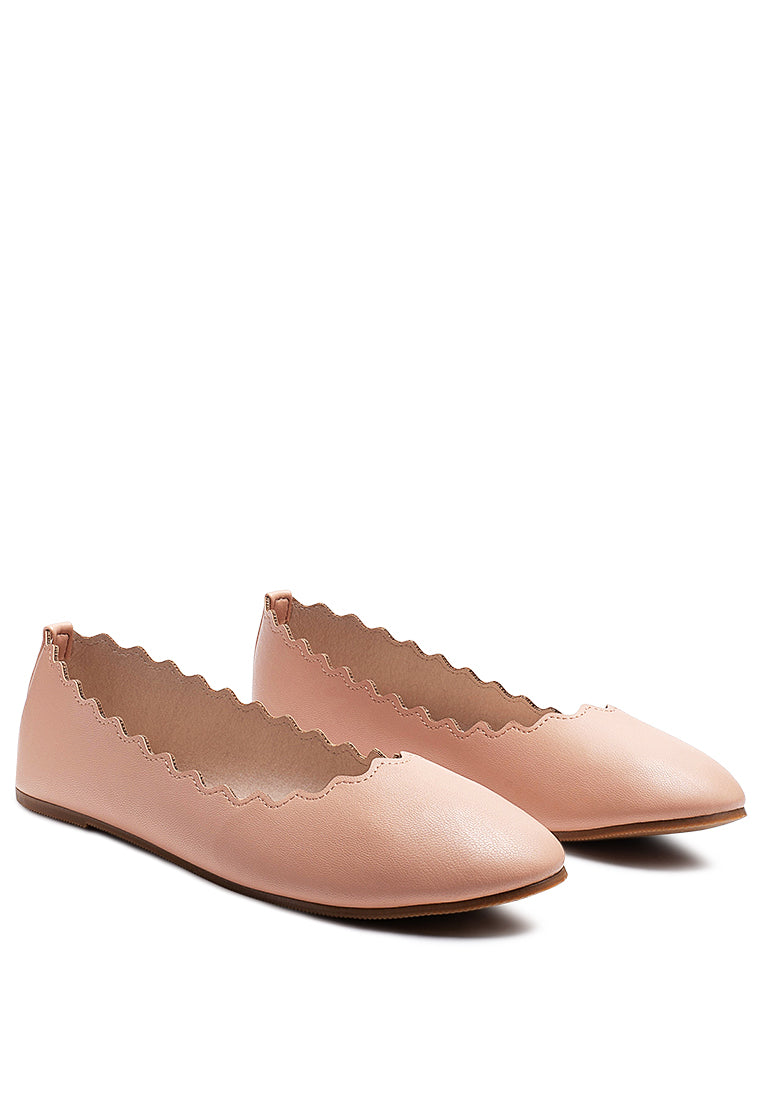 Bleona Laser Cut Wave Ballerinas
