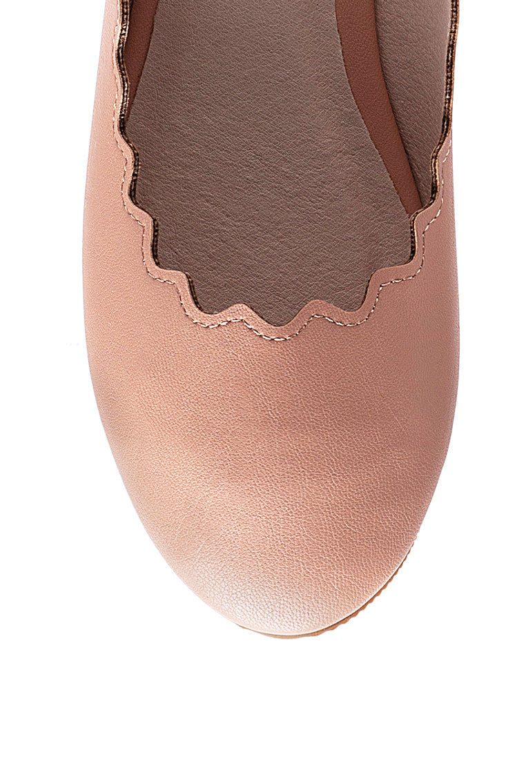 Bleona Laser Cut Wave Ballerinas