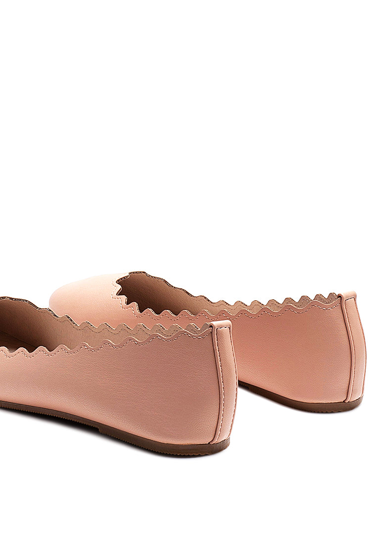 Bleona Laser Cut Wave Ballerinas