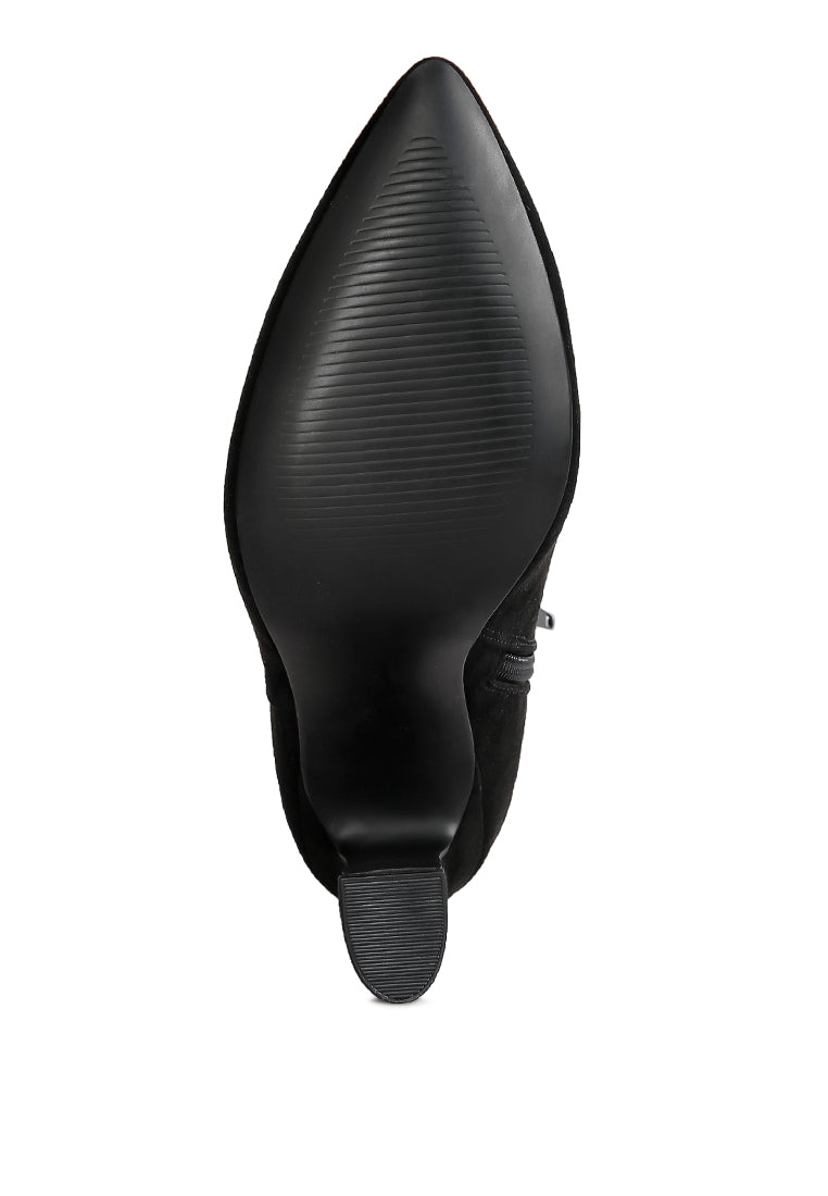 Block Heeled Ankle Boots By RUW