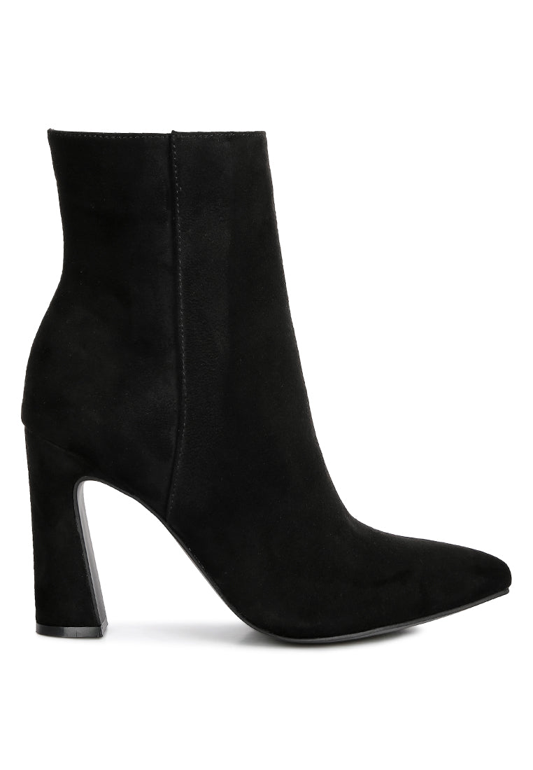 Block Heeled Ankle Boots By RUW