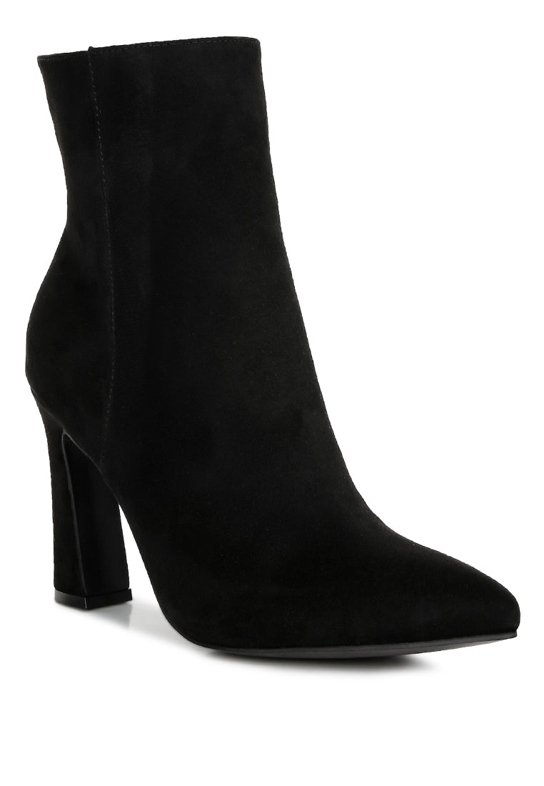 Block Heeled Ankle Boots By RUW