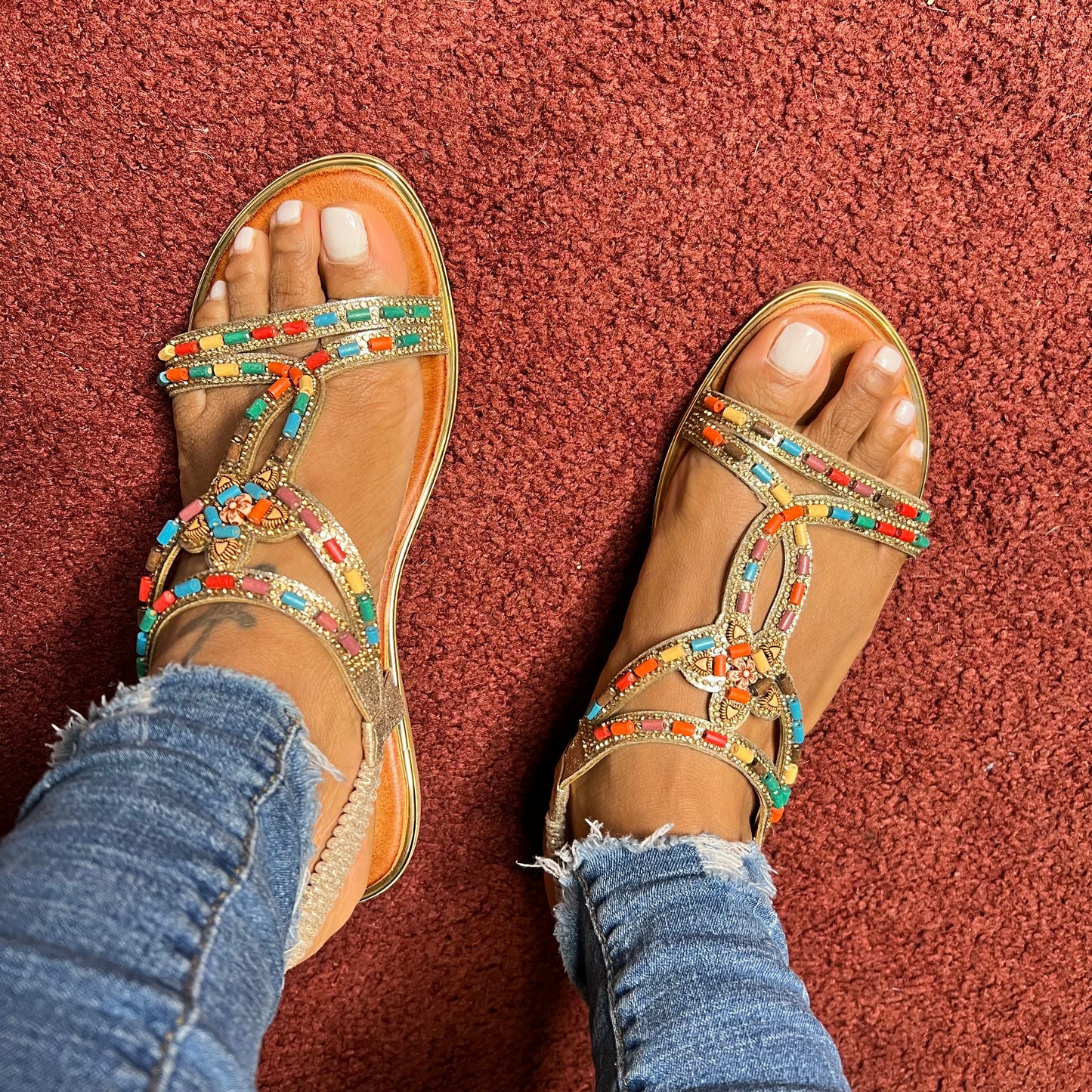 Boho QUEEN Flat Sandal