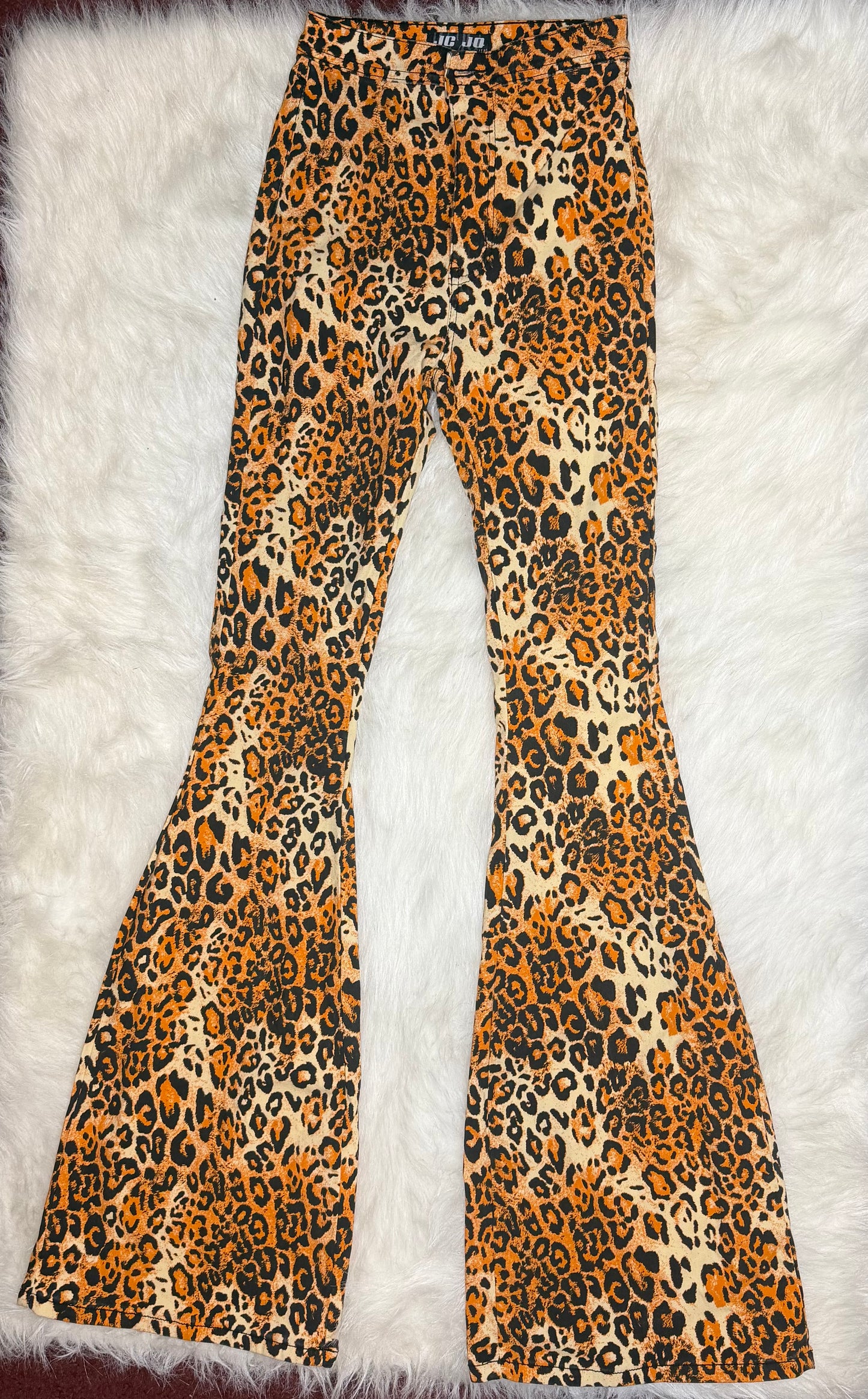 Cheetah Spice Bellbottom Pants
