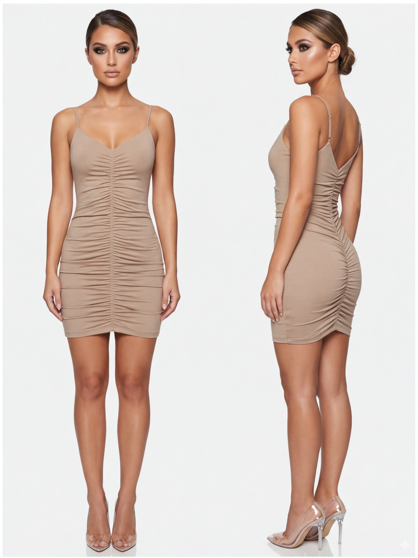 Spotlight Ruched Mini Dress