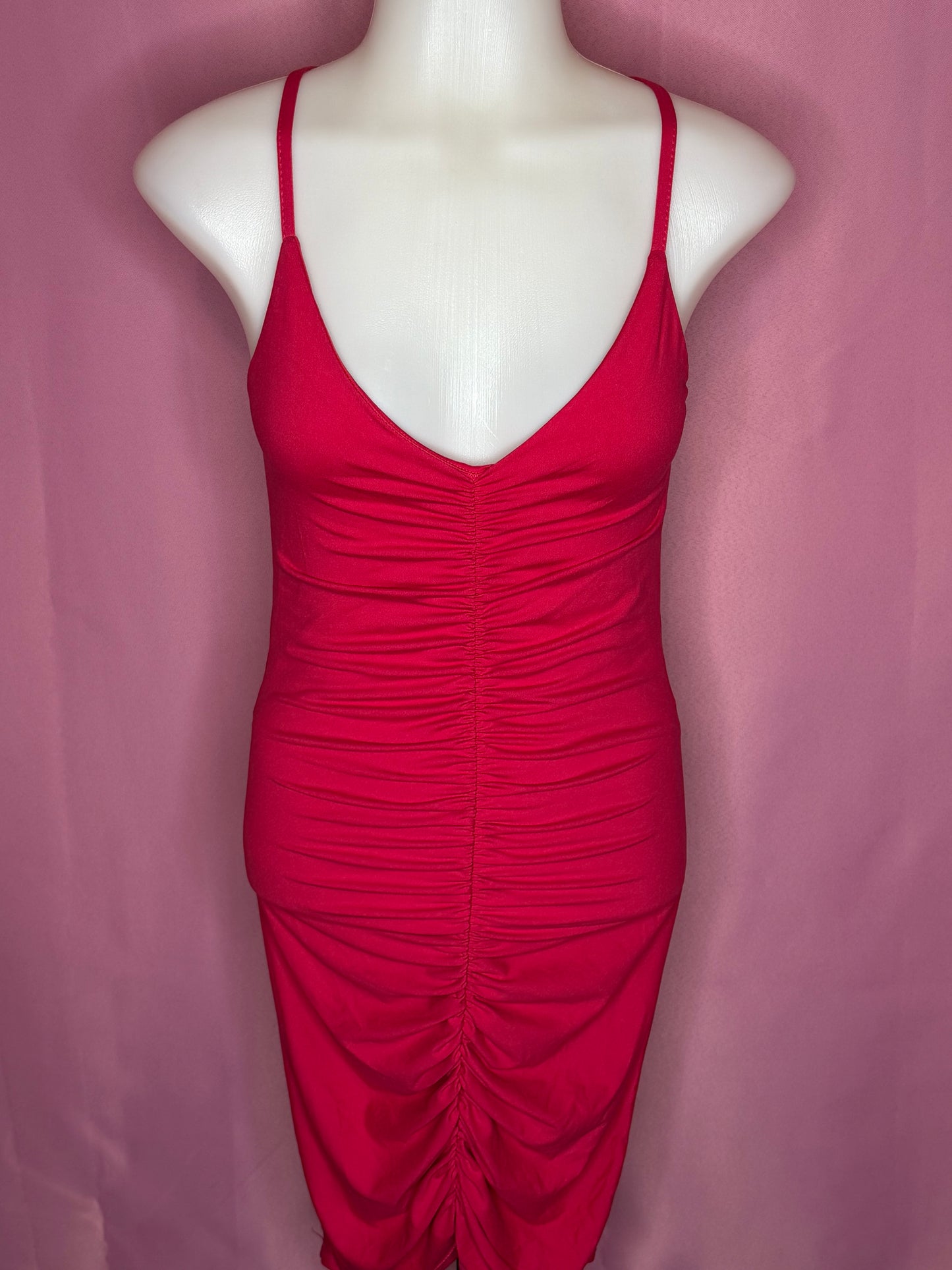 Spotlight Ruched Mini Dress