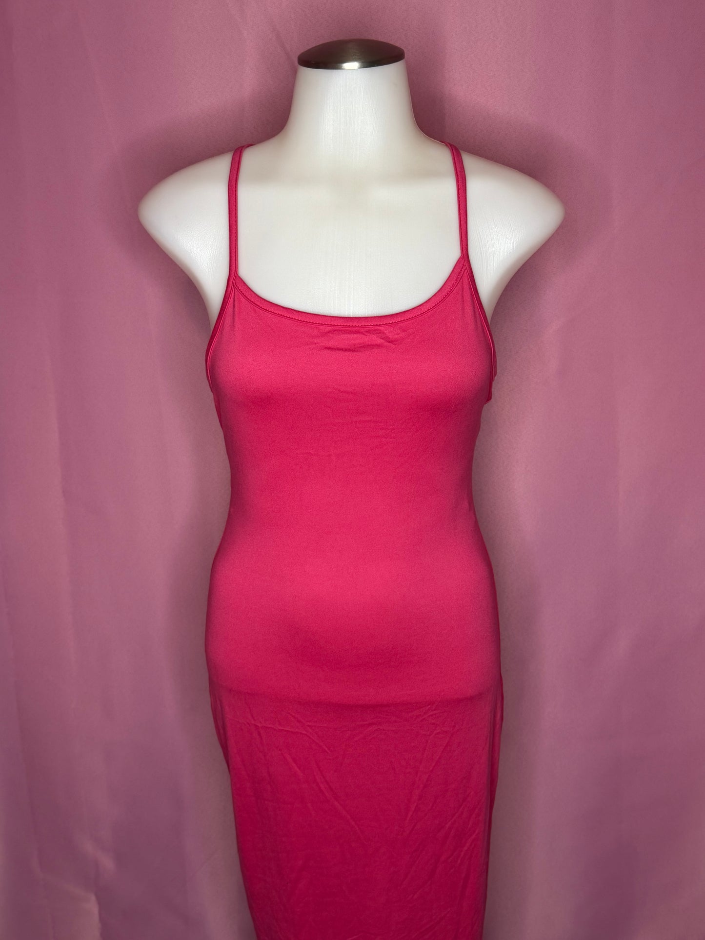 Cross Strap Midi Dress