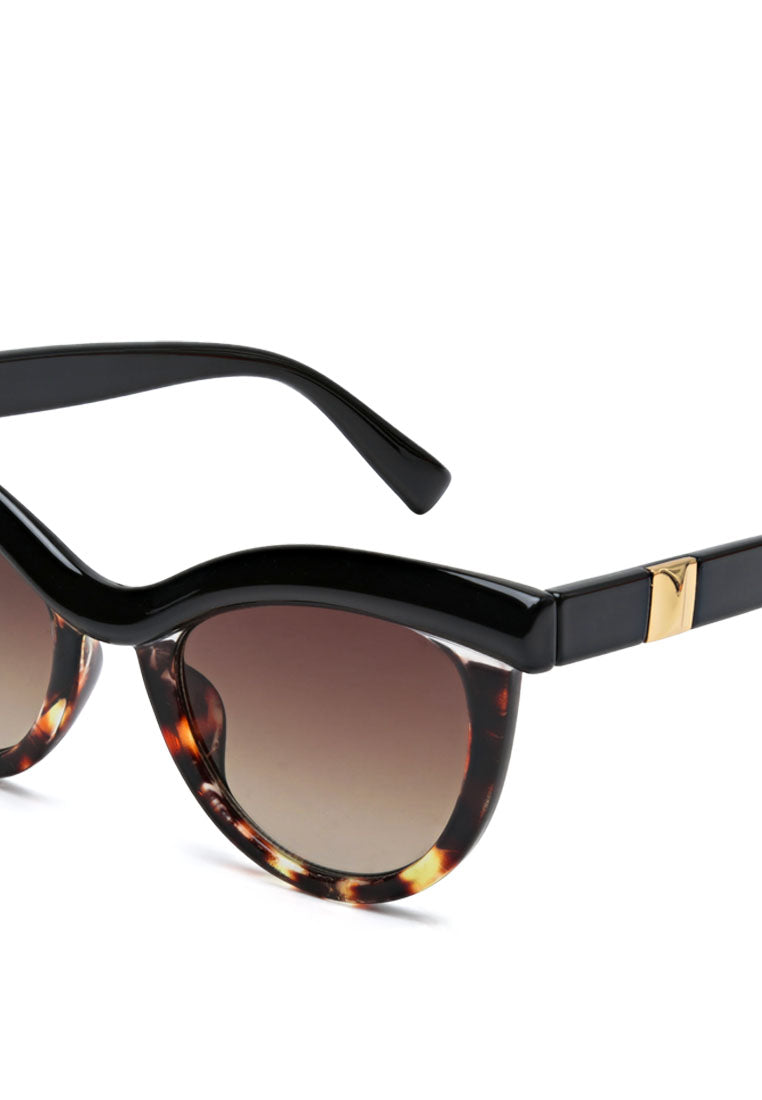 Printed Frame Cateye Sunglasses