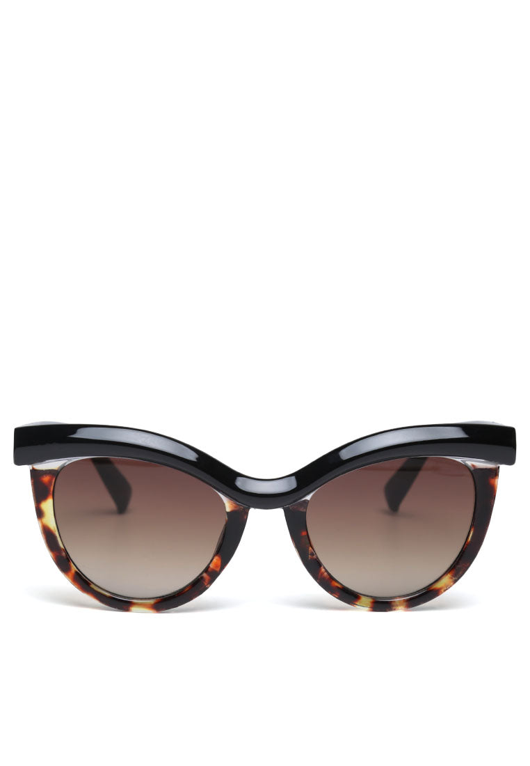 Printed Frame Cateye Sunglasses