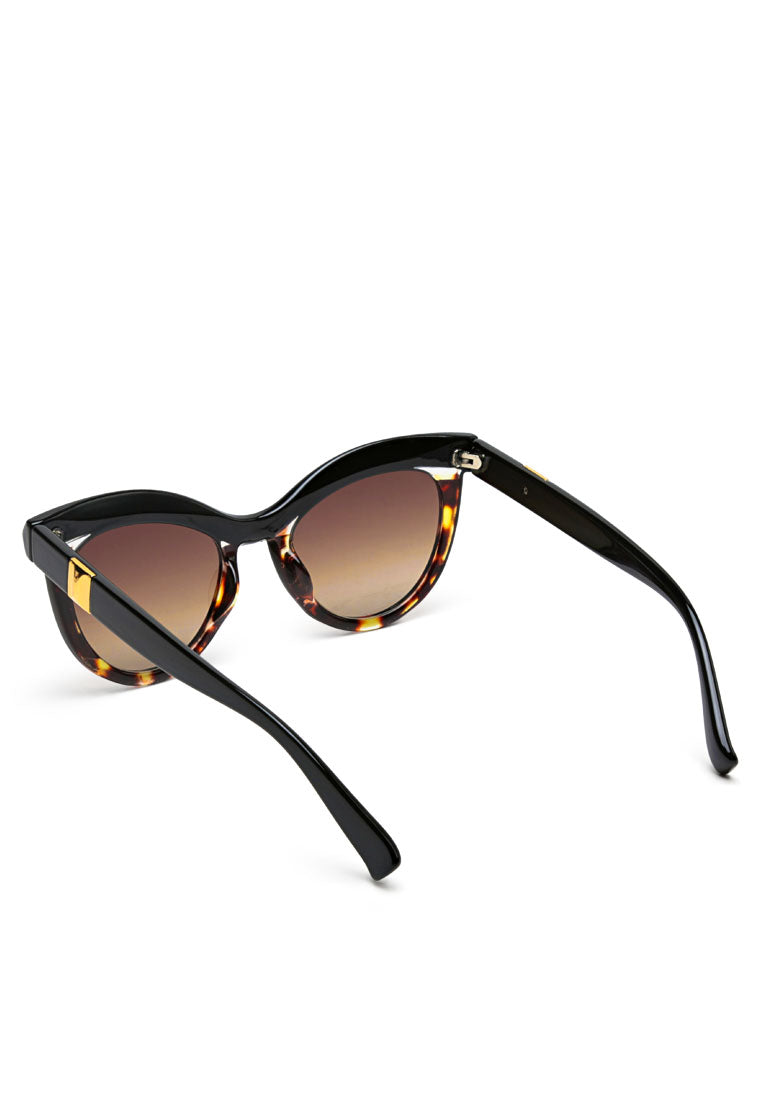 Printed Frame Cateye Sunglasses