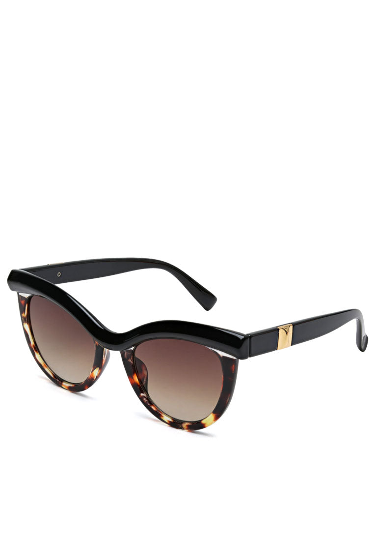 Printed Frame Cateye Sunglasses