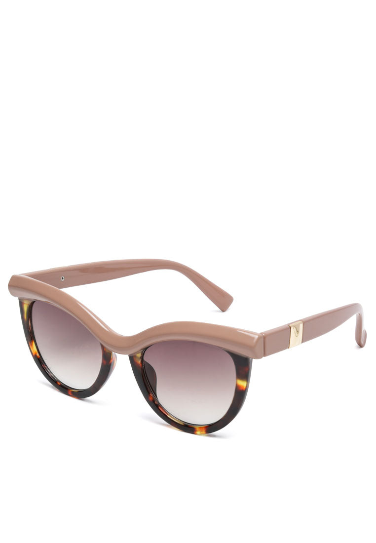 Printed Frame Cateye Sunglasses