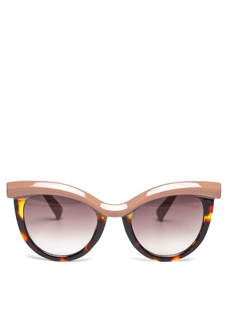 Printed Frame Cateye Sunglasses