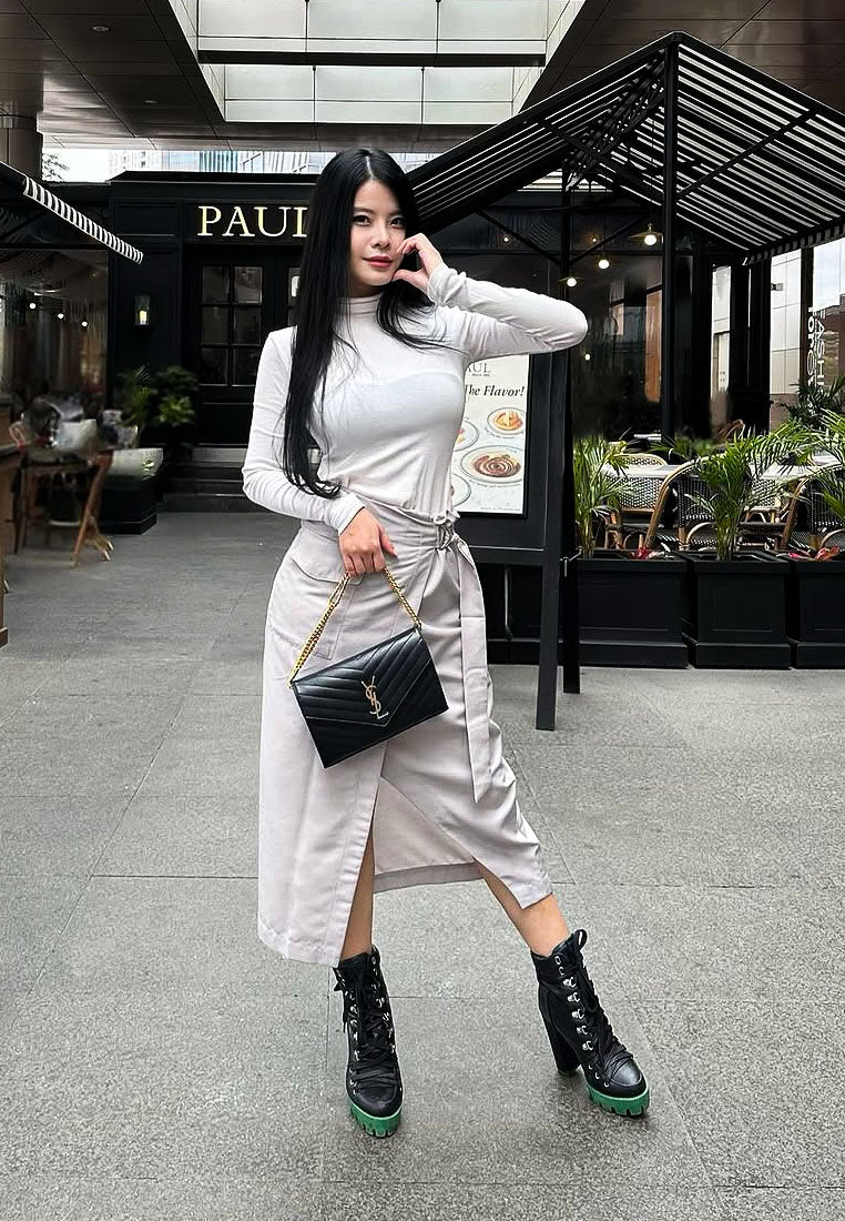 Larch Cushion Collared Biker Boots